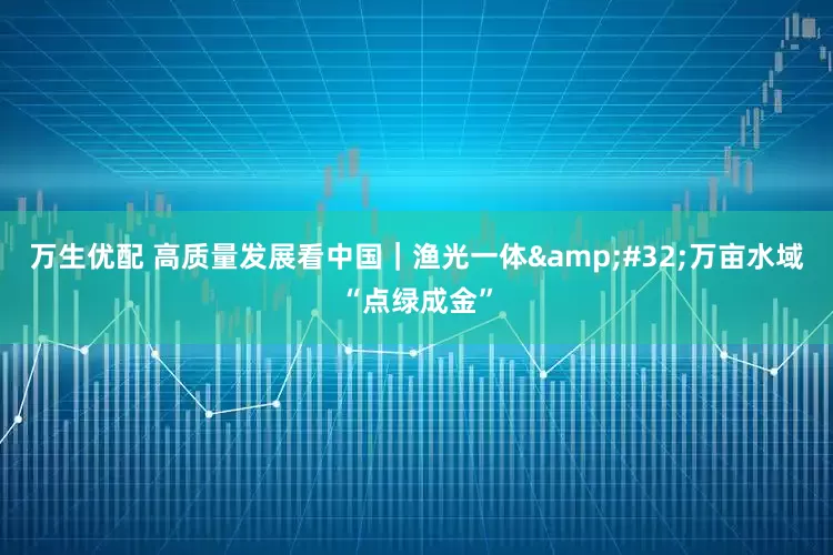 万生优配 高质量发展看中国｜渔光一体&#32;万亩水域“点绿成金”