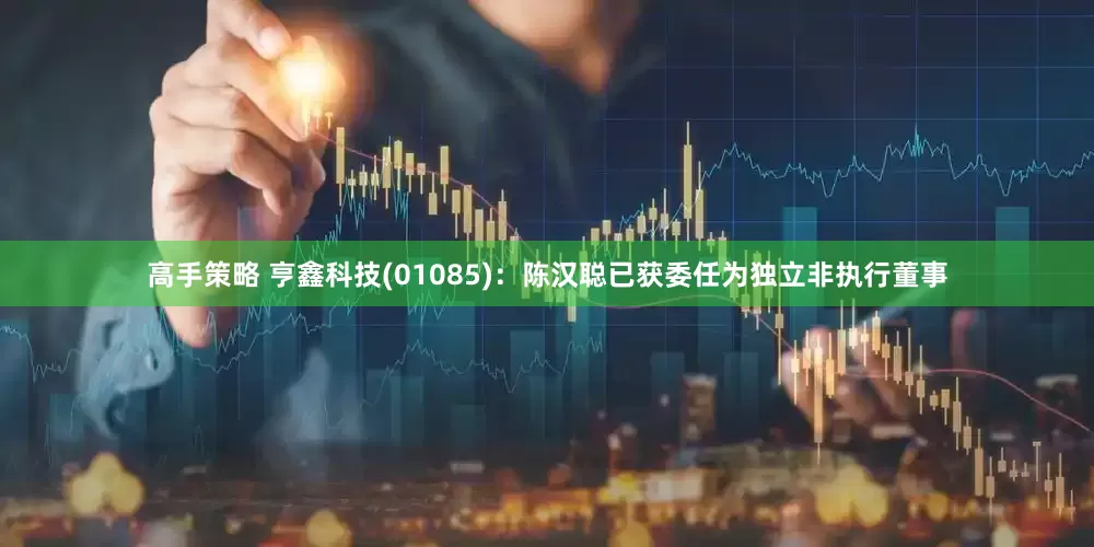高手策略 亨鑫科技(01085)：陈汉聪已获委任为独立非执行董事