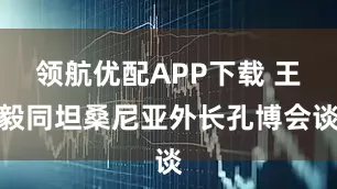 领航优配APP下载 王毅同坦桑尼亚外长孔博会谈
